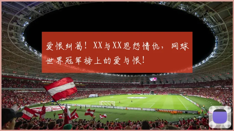 爱恨纠葛！XX与XX恩怨情仇，网球世界冠军榜上的爱与恨！