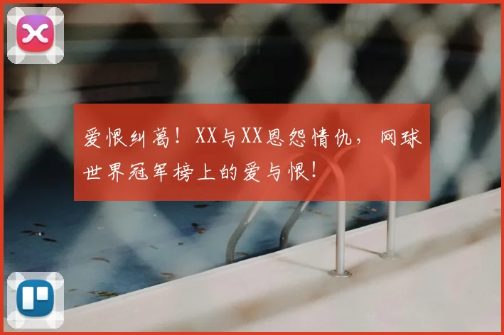 爱恨纠葛！XX与XX恩怨情仇，网球世界冠军榜上的爱与恨！